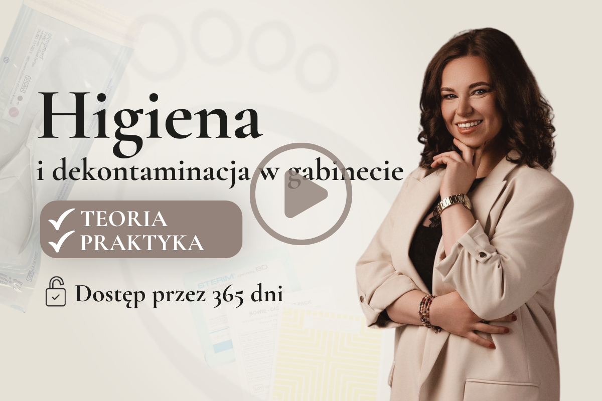 Szkolenie online Higiena i dekontaminacja w gabinecie z Agnieszką Krzyżańską