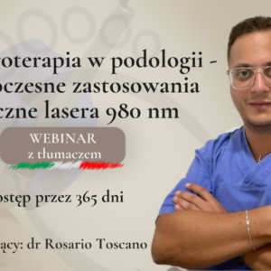 Webinar o laseroterapii z dr Rosario Toscano